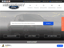 Tablet Screenshot of newberryfordinc.com